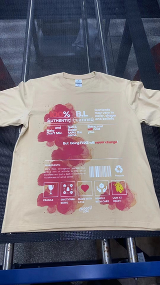 Bloody Lion Ingredient Shirt